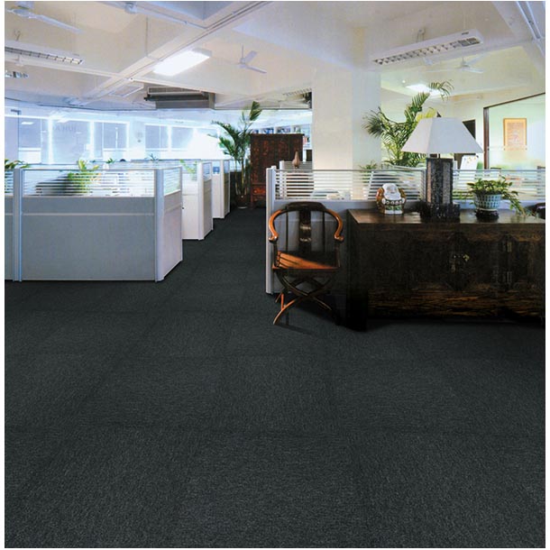  low-traffic-carpet-tiles product-details Classic-Grey-Petal-II-06-Mid-Dark-Grey-Black-Fleck-model-cpt-1188carpet-tiles-roomsetting-petal-ii-06-carpet-tiles