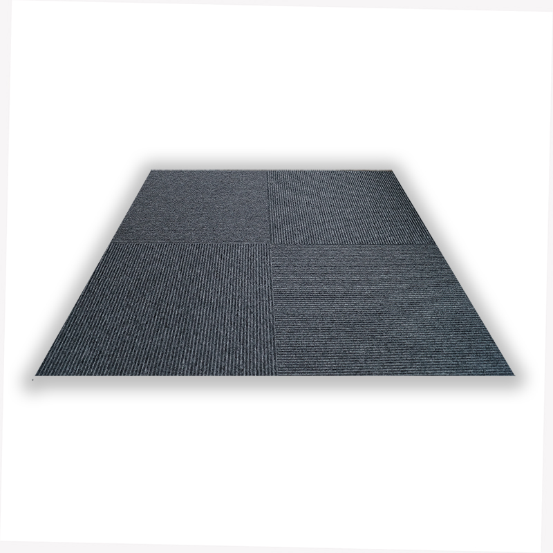  carpet-tiles product-details Pudding-08-Charcoal-Light-Grey-Lineals-model-cpt-1319PUDDING-08-CARPET-TILE-QUARTER-TURN-WS