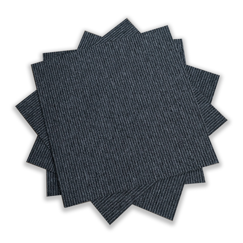  carpet-tiles product-details Pudding-08-Charcoal-Light-Grey-Lineals-model-cpt-1319PUDDING-08-CARPET-TILE-STACK-TOP-WS