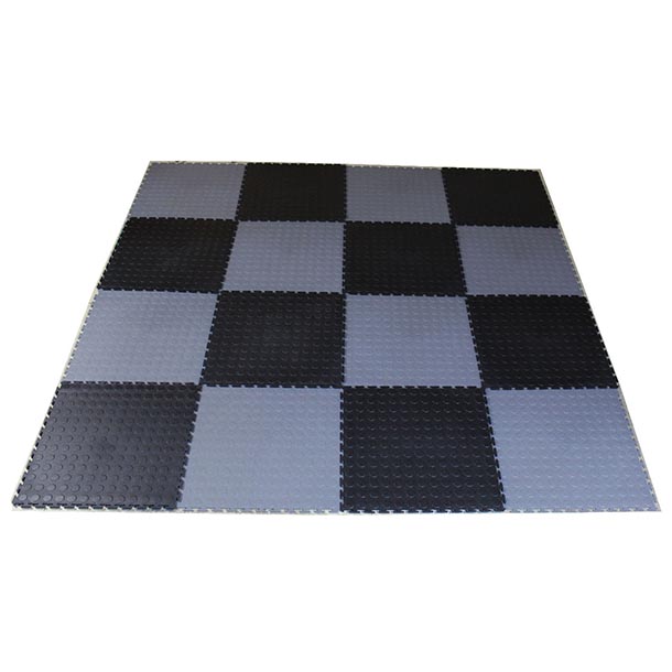  coin-dot product-details pvc-interlocking-tiles-black-&-grey-checker-coin-dot-model:gfl-cd-795garage-flooring-coin-dot-interlocking-tiles-pvc-il-dt-bg2
