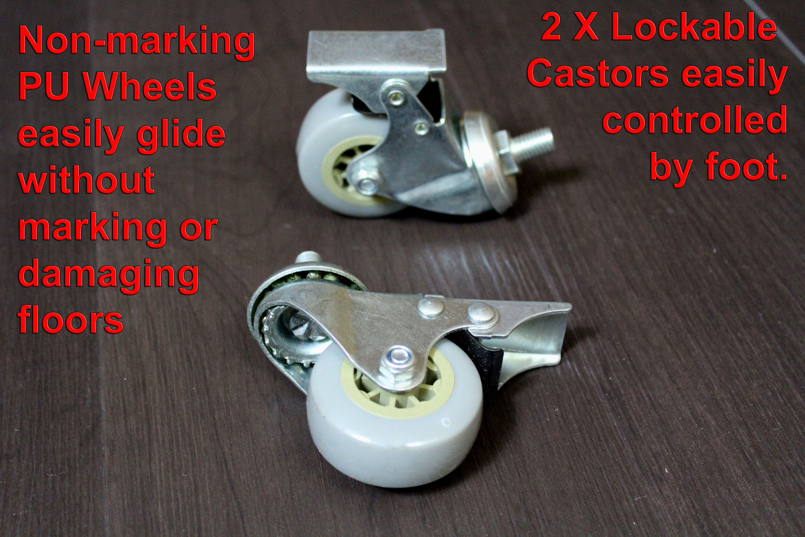  trolleys-and-accessories product-details set-of-4-pu-castors-5cm-2-with-foot-brake-model:tra-885trolleys-ladders-and-accessories-aframe_castor_2w