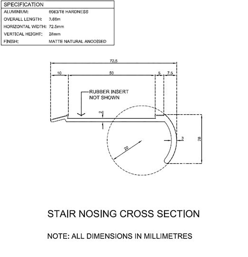  stair-nosing product-details STAIR-NOSING-BULL-NOSE-YELLOW-INSERT-CUT-TO-ORDER-$66.00-PER-3.66M-LENGTH-model-sn-944STAIR-NOSING-BLUEPRINT-EDITED